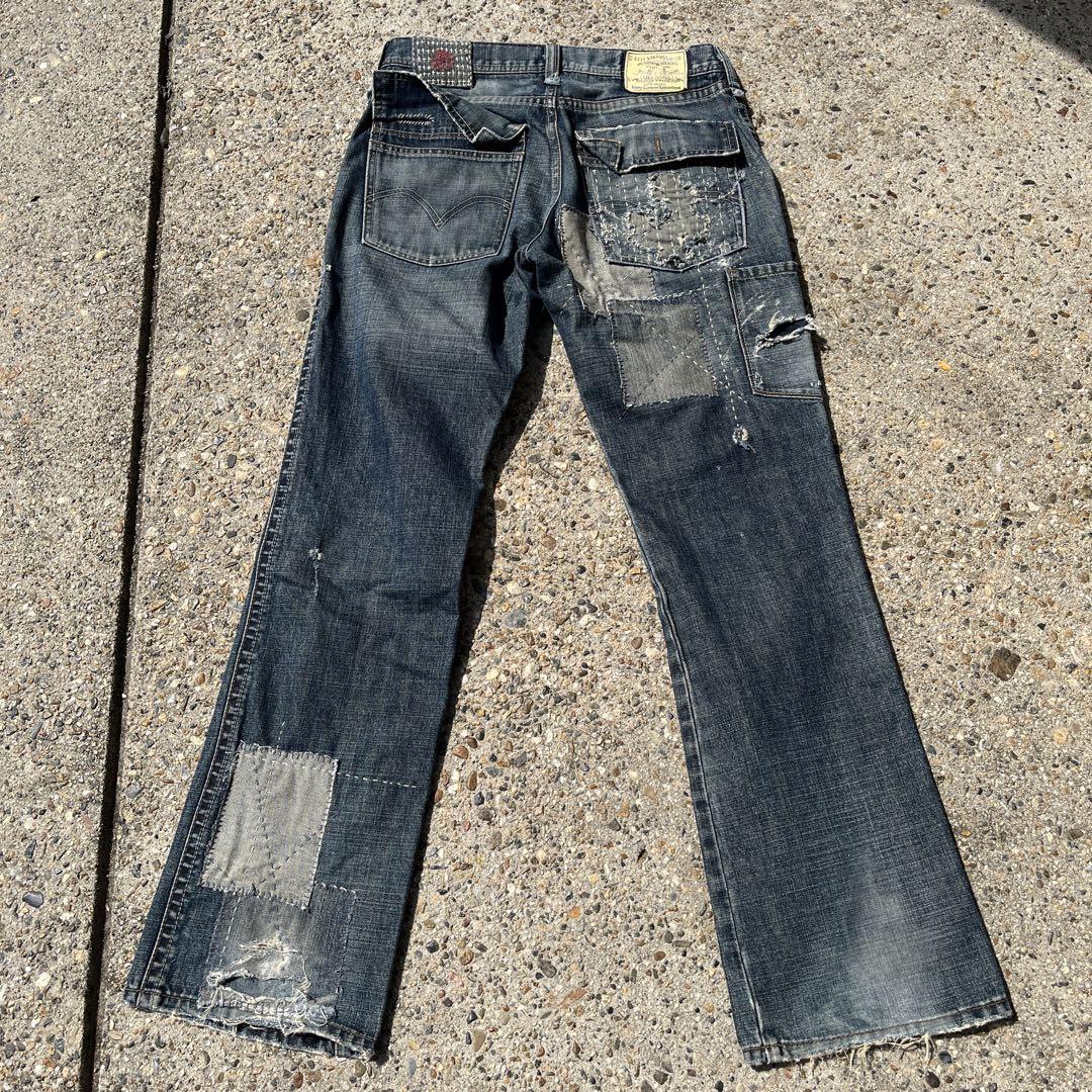 Levi’s 襤褸　刺子　刺し子　リーバイスデニムパンツ　vintage 加工