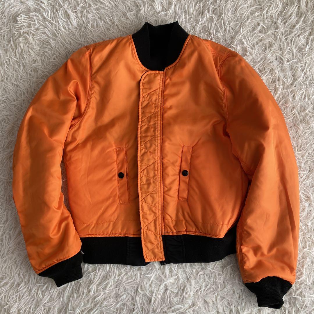 美品　ALPHA INDUSTRIES MA-1 黒　ジャケット　M