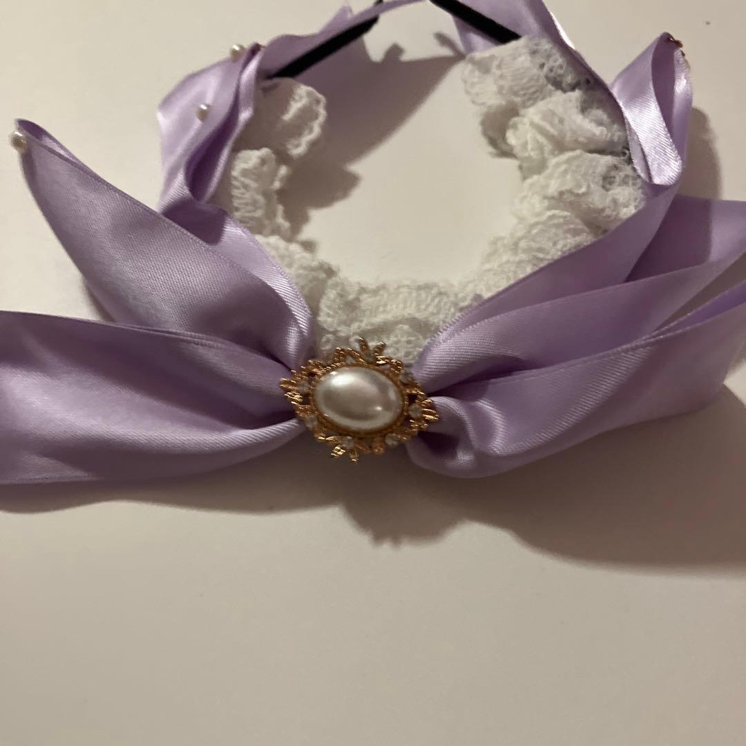 レース 手作り ヘア ピン ロリータ リボン 飾り物 コスプレ ヘアアクセサリー