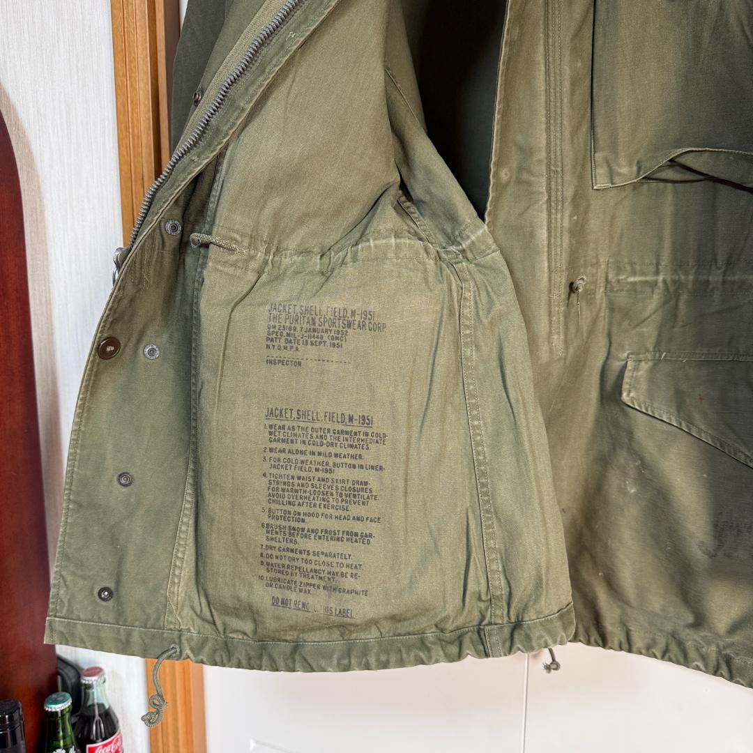 50年代 米軍実物★M-51 ビンテージ ジャケット★クラウンZIP スコービル