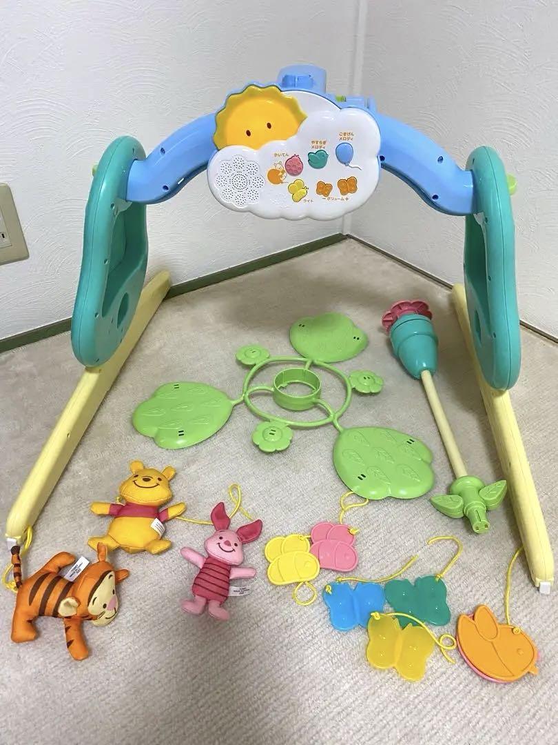 くまのプーさん えらべる回転 6WAYジムにへんしんメリー　プーメリー　美品