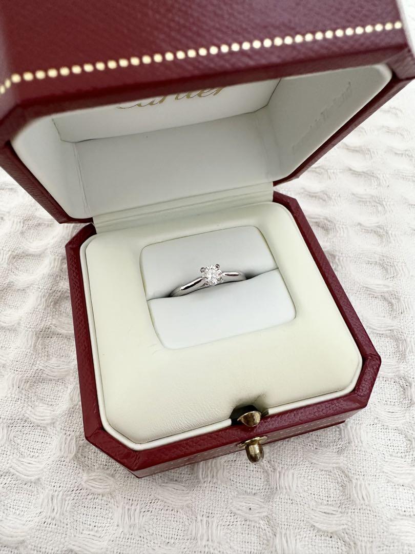 y*♡様 Cartier ダイヤモンドリング ソリテール　プラチナ　8号