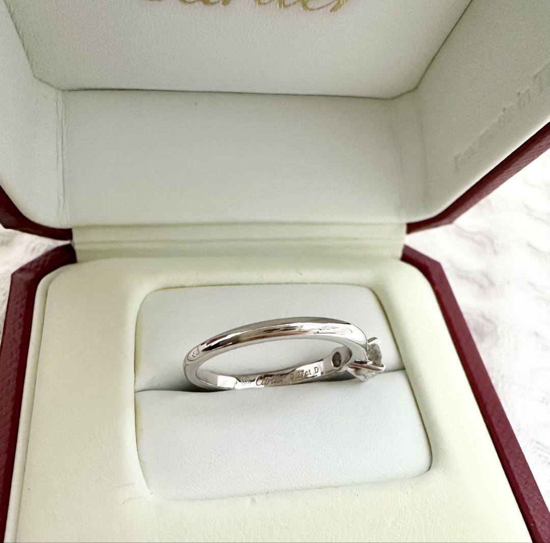 y*♡様 Cartier ダイヤモンドリング ソリテール　プラチナ　8号