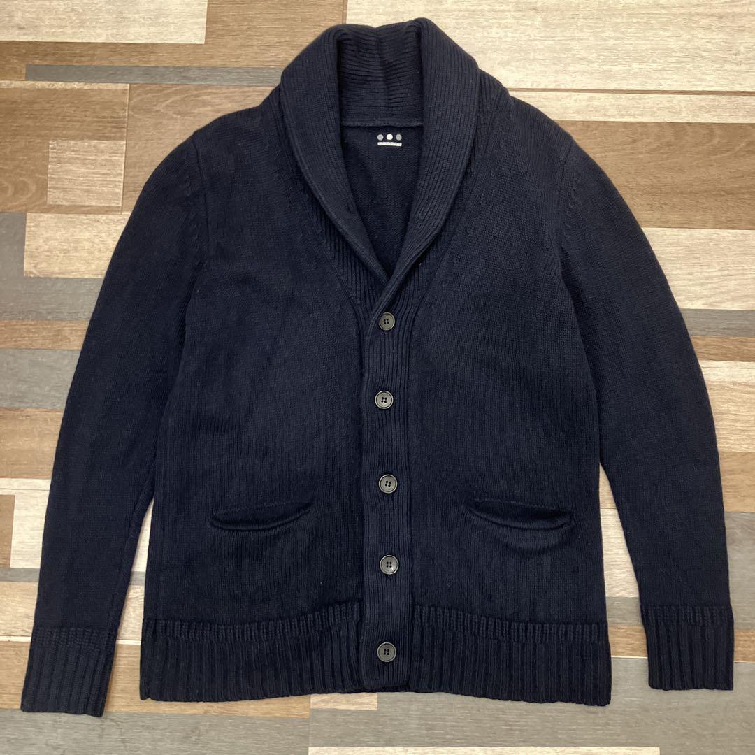 【three dots】スリードッツ カシミア ウール ショールカーディガン
