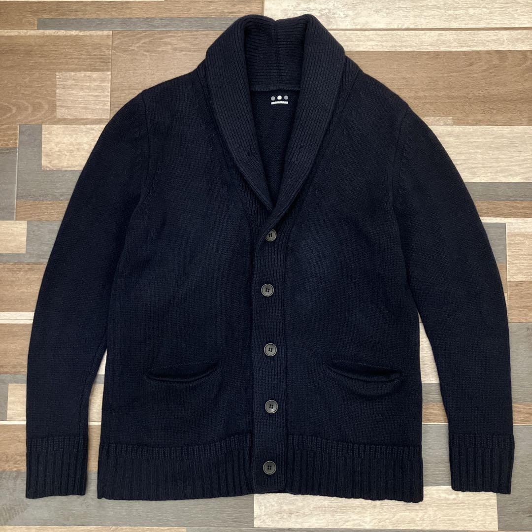 【three dots】スリードッツ カシミア ウール ショールカーディガン