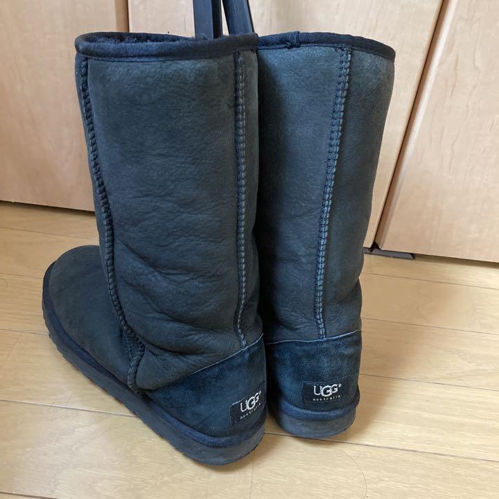 UGG シープスキンブーツ　ブラック　サイズ7
