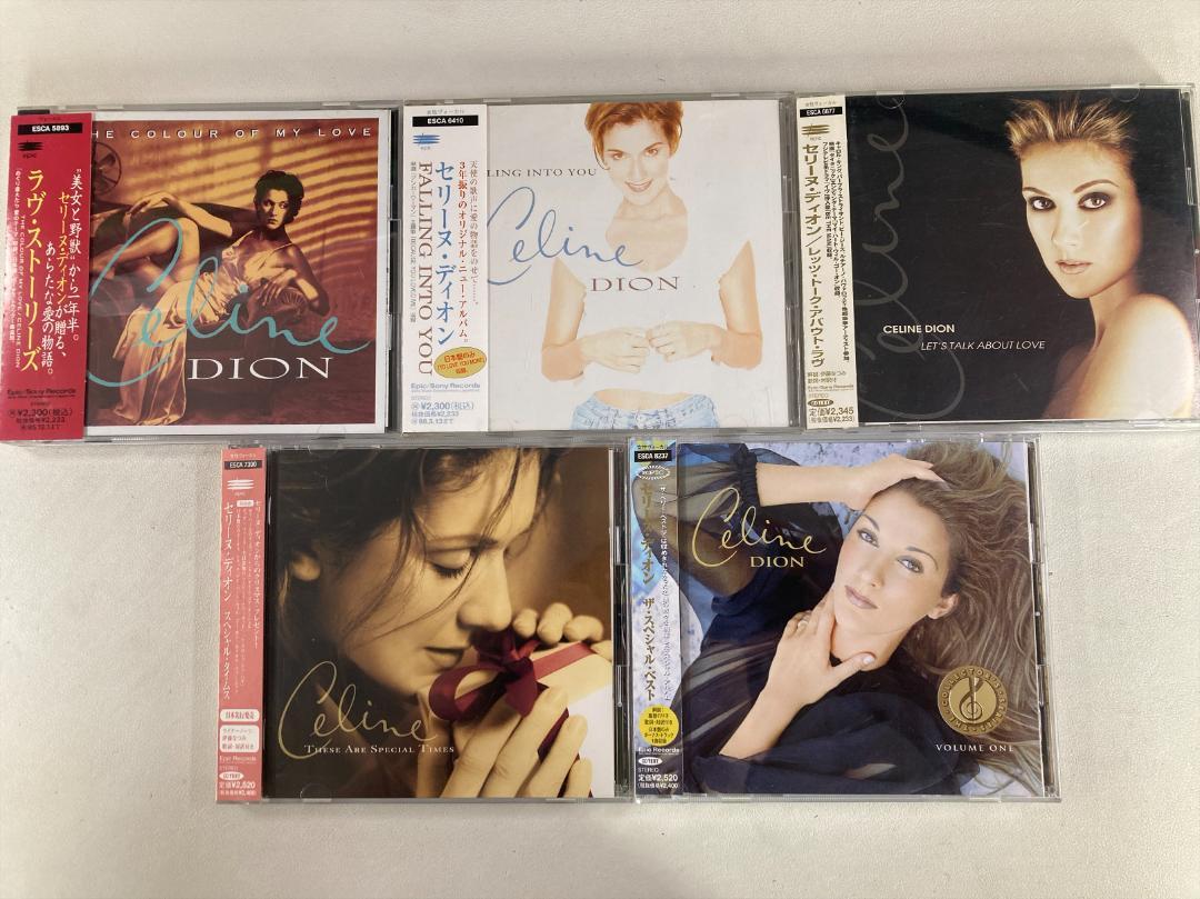 セリーヌディオン　CD    まとめ売り W0199】セリーヌ・ディオン CD アルバム 国内盤 帯付き 5枚