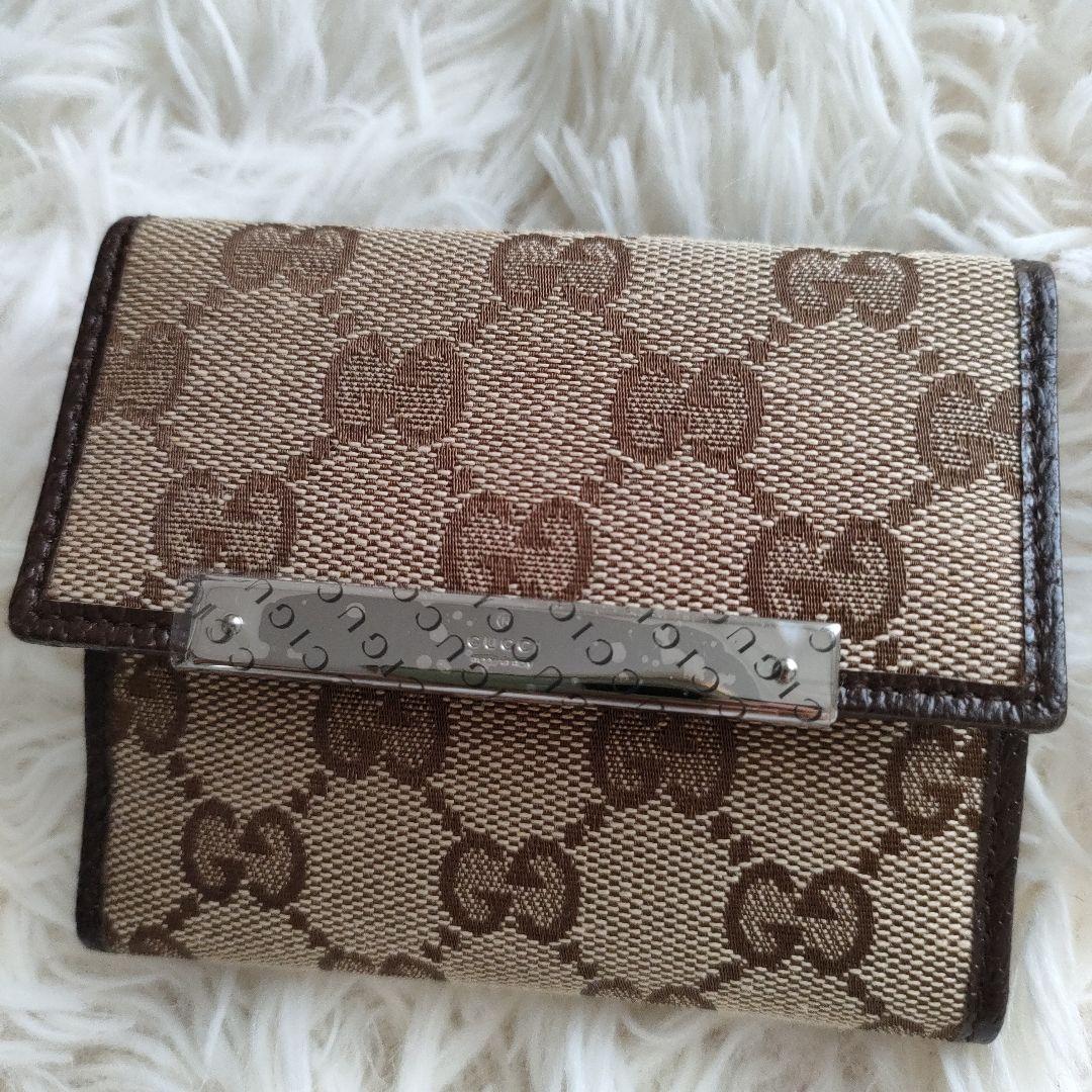 GUCCI GGパターン 二つ折り財布