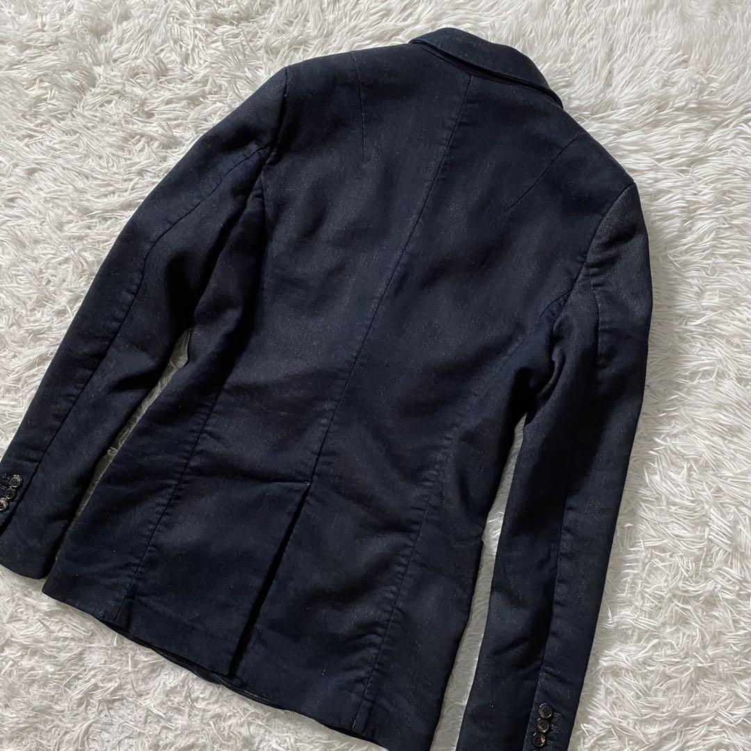 美品】ウノピュウノウグァーレトレ　ダブルジャケット　swaet denim JK
