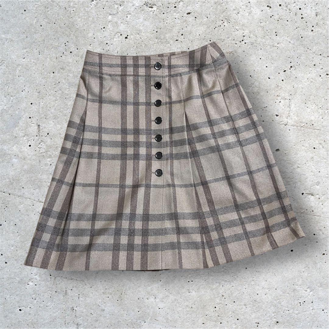美品【バーバリーロンドン】スーツ/セットアップ/ノバチェック/ベージュ