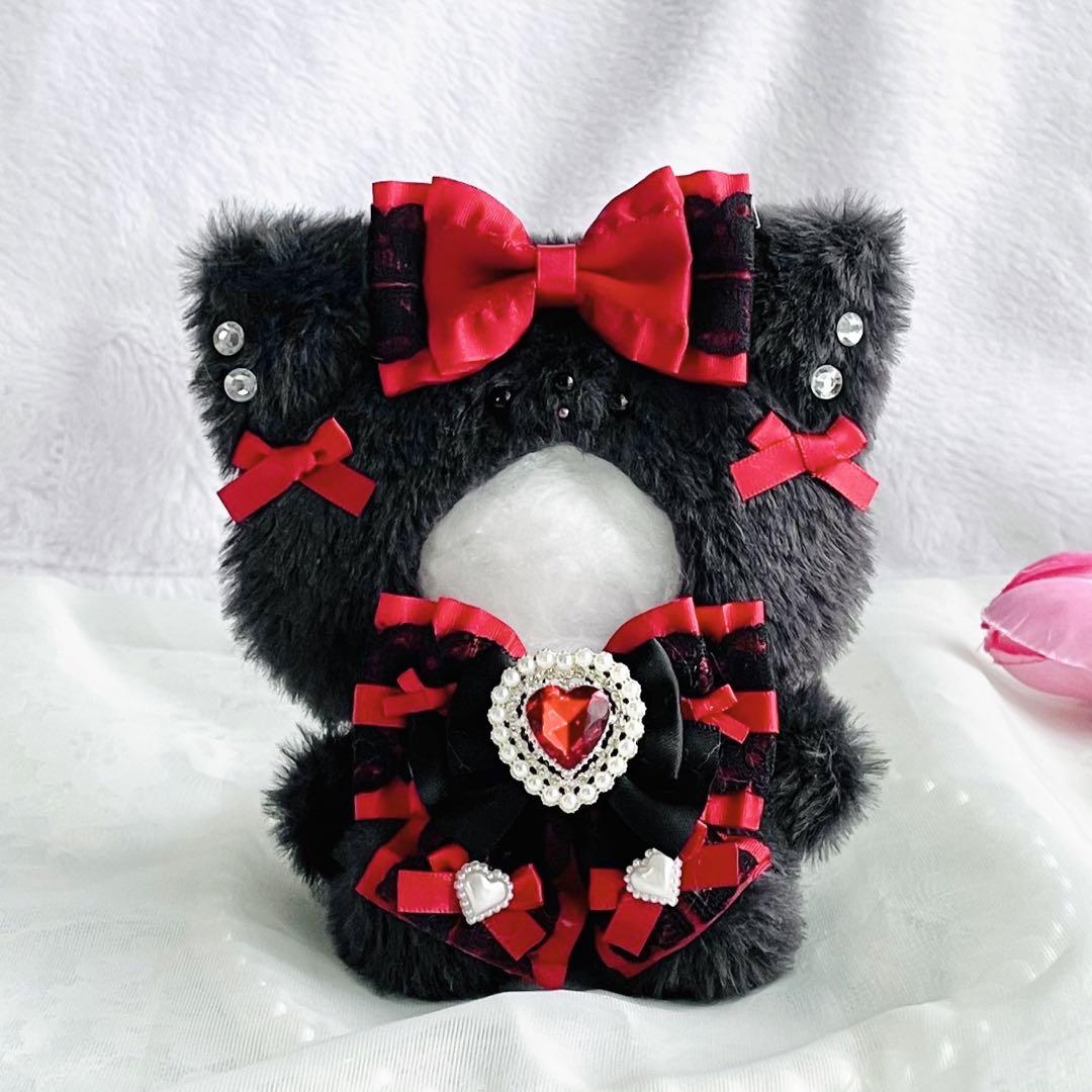 ぬい服 10cm 猫耳 ねこ ネコ ぬいぐるみ服 推し活 パンク