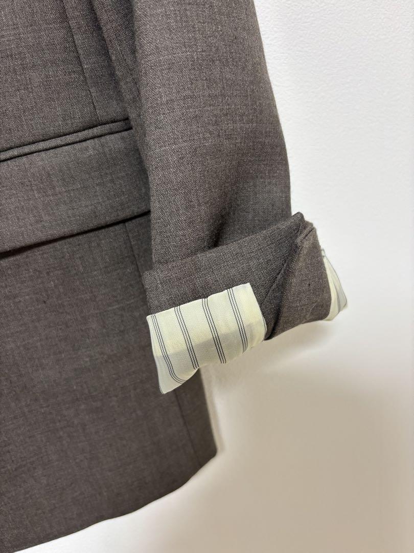 Spick&span ダブルクロスピークドラペルジャケット