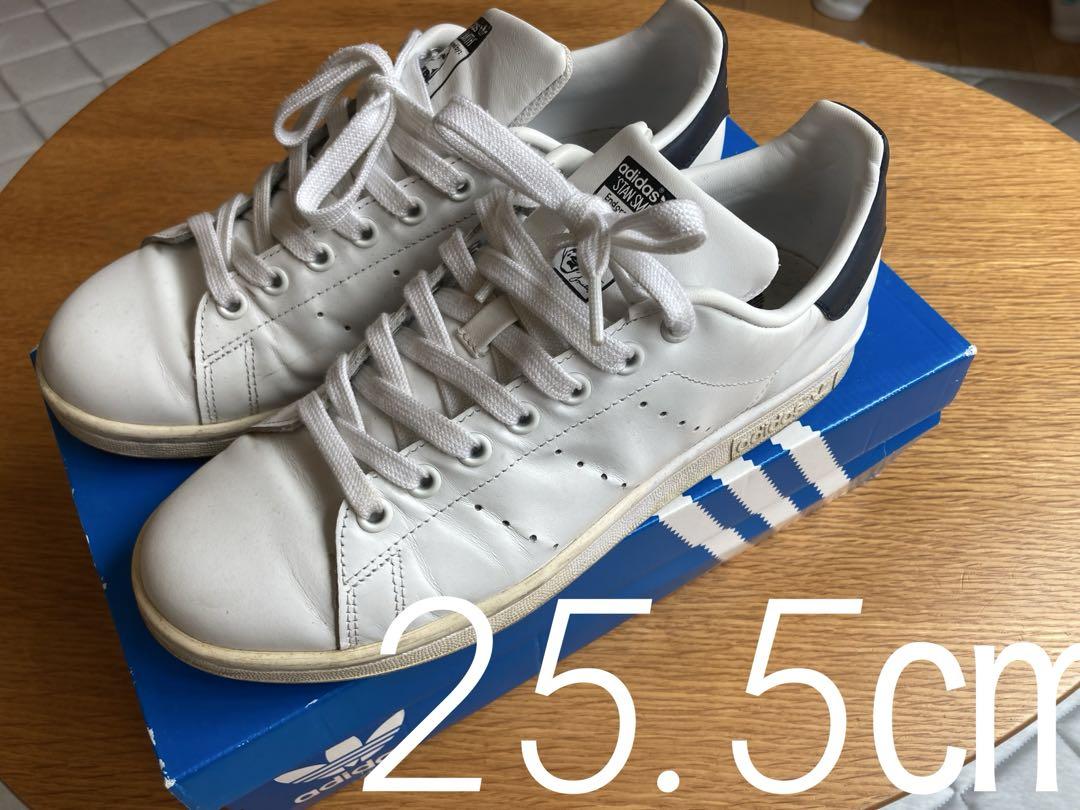 adidas Stan Smith ホワイト/ブラック25.5 - メルカリ