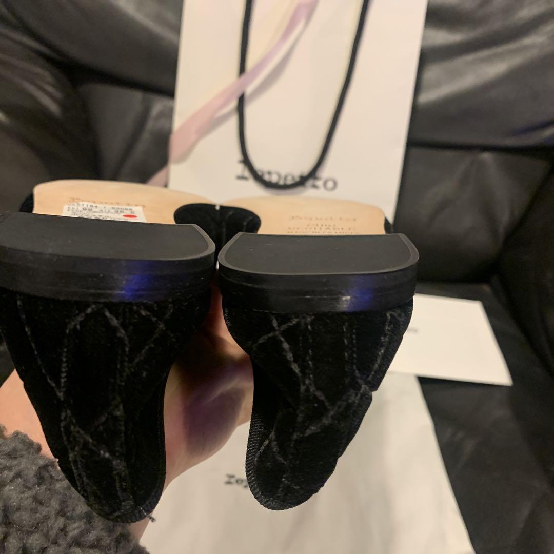 repetto キルティング　バレエ　パンプス