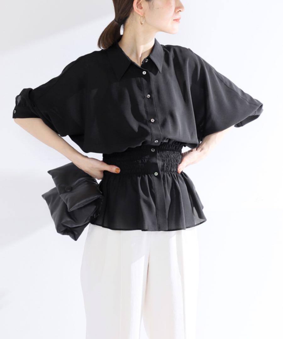 VERMEIL per iena キュプラローンシャーリングブラウス