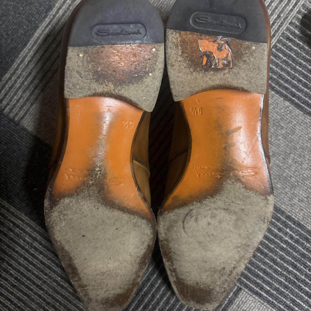 Santoni サントーニ チャッカーブーツ5 1/2 (24、5cm)茶色