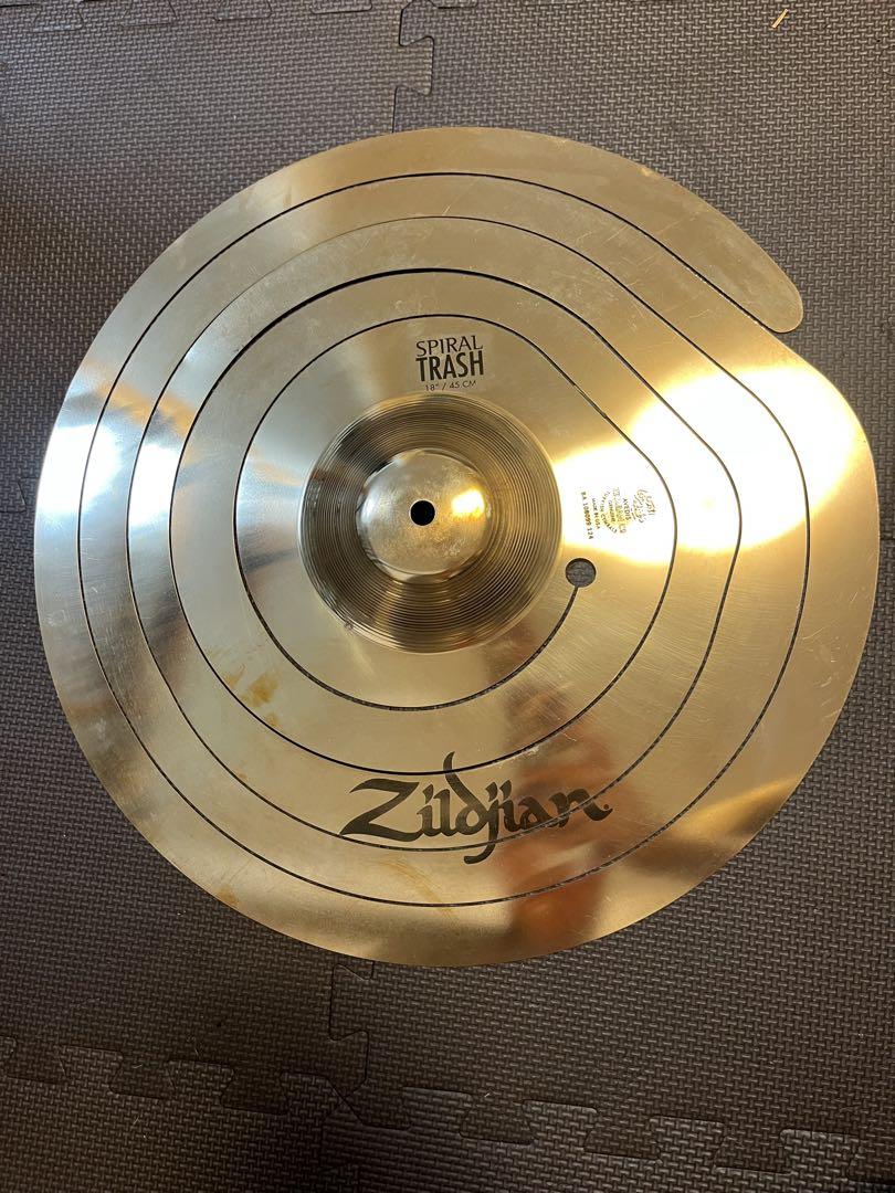 【早い者勝ち】【美品】Zildjian SPIRAL TRASH 18