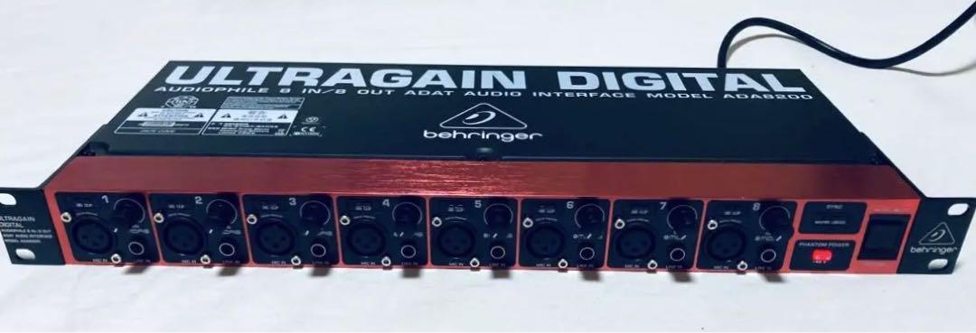 BEHRINGER ADA8200 ULTRAGAIN DIGITAL 美品