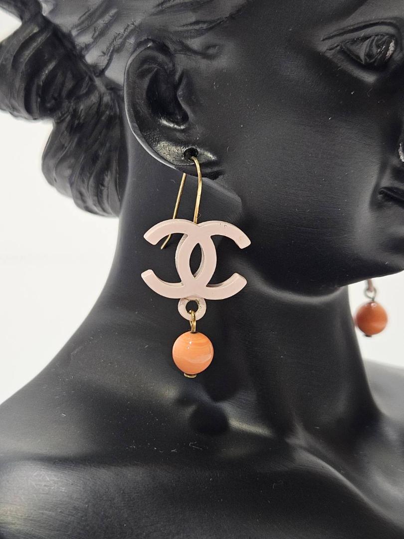 CHANEL　シャネル　ココマーク　ピンク　ピアス　P1769