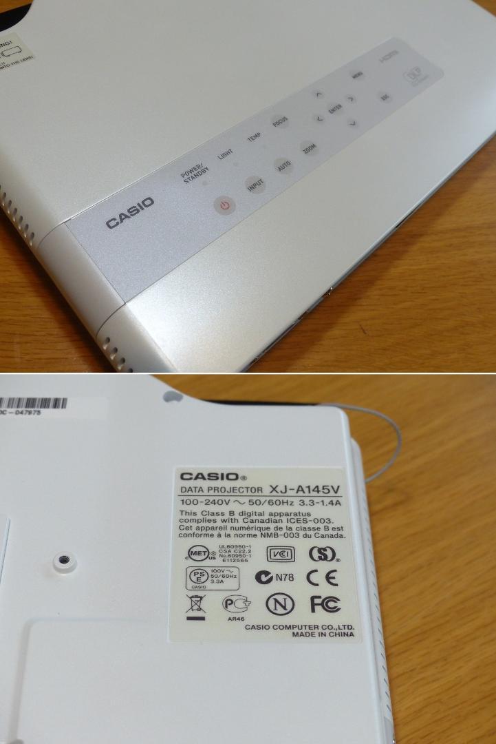送料込 未使用品☆CASIO スリム プロジェクター XJ-A145V