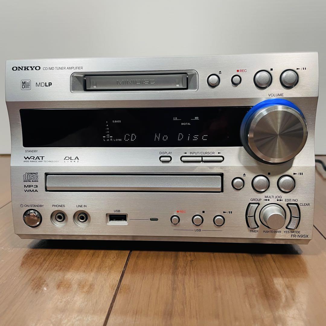 付属品多数あり ONKYO FR-N9SX シルバー リモコン コンポ - メルカリ