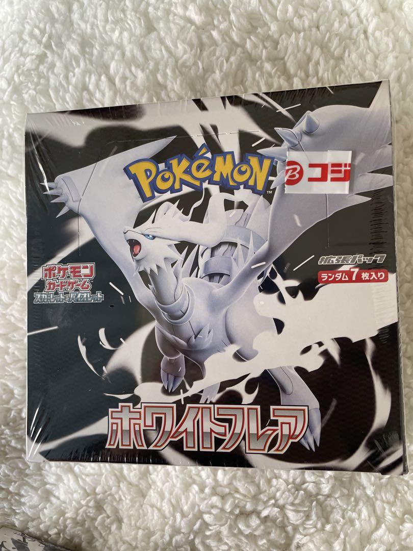 【新品シュリンク付】　ポケモンカード ホワイトフレア ブラックボルト 計4box