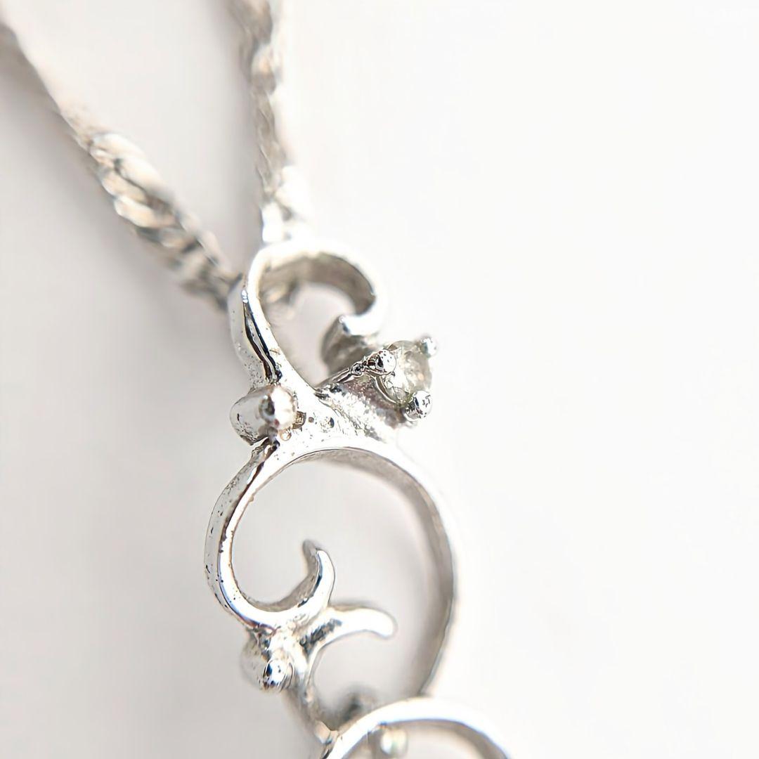 K18WG パライバトルマリンとダイヤモンド ネックレス K18WG パライバトルマリンとダイヤモンド ネックレス