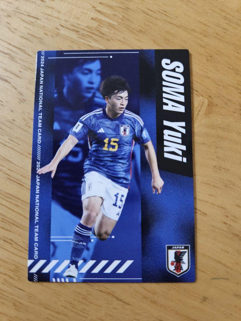 サッカー日本代表チームチップス GS-07 【小川航基/NECナインヘン】カルビー 2024 サッカー日本