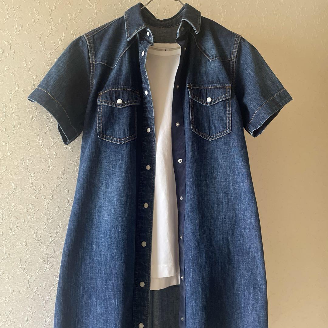 未使用品◆SCAI◆定価51840円　デニムカプセルコレクション　Aラインドレス
