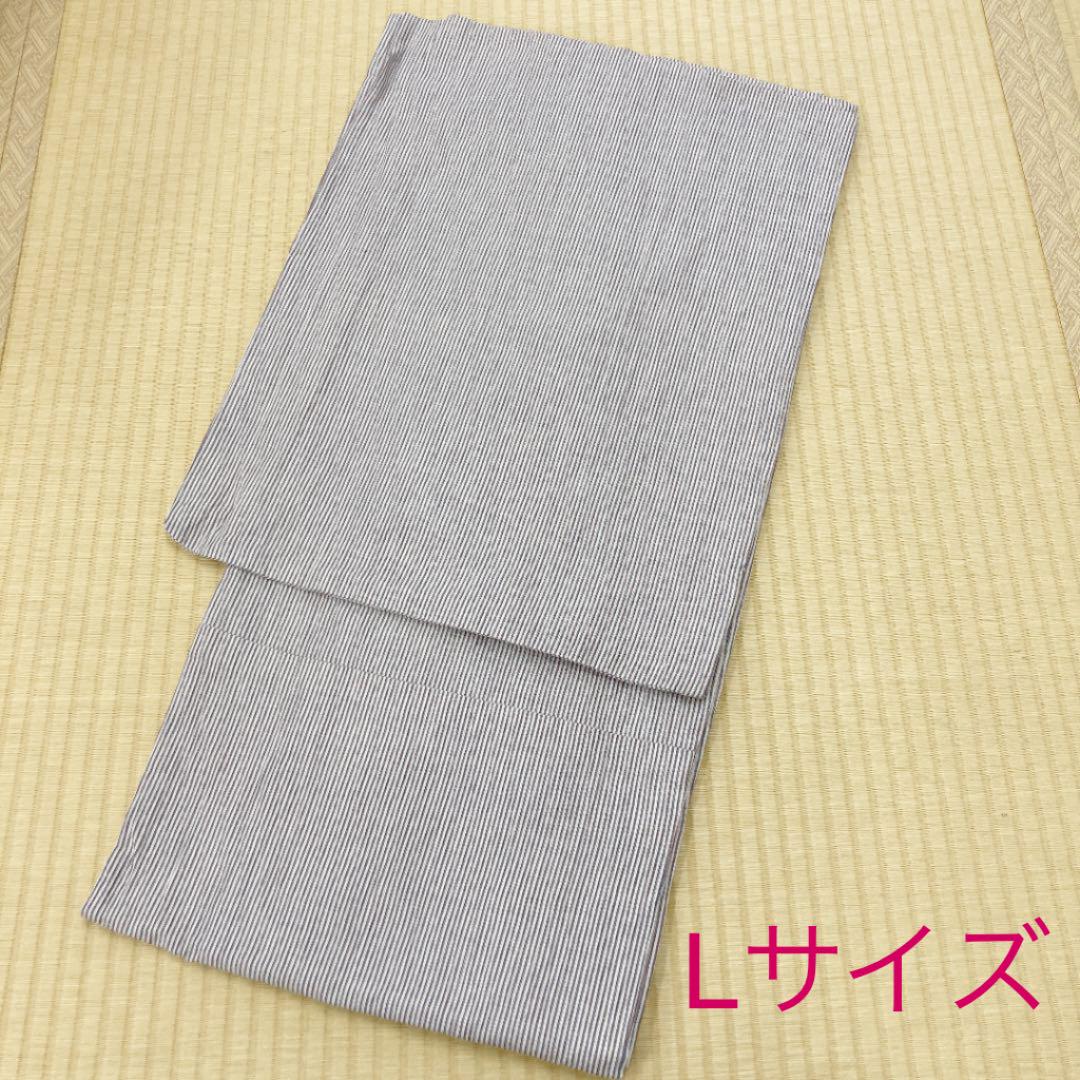 近江ちぢみ メンズ 浴衣 仕立て上がり プレタ Lサイズ 画像1
