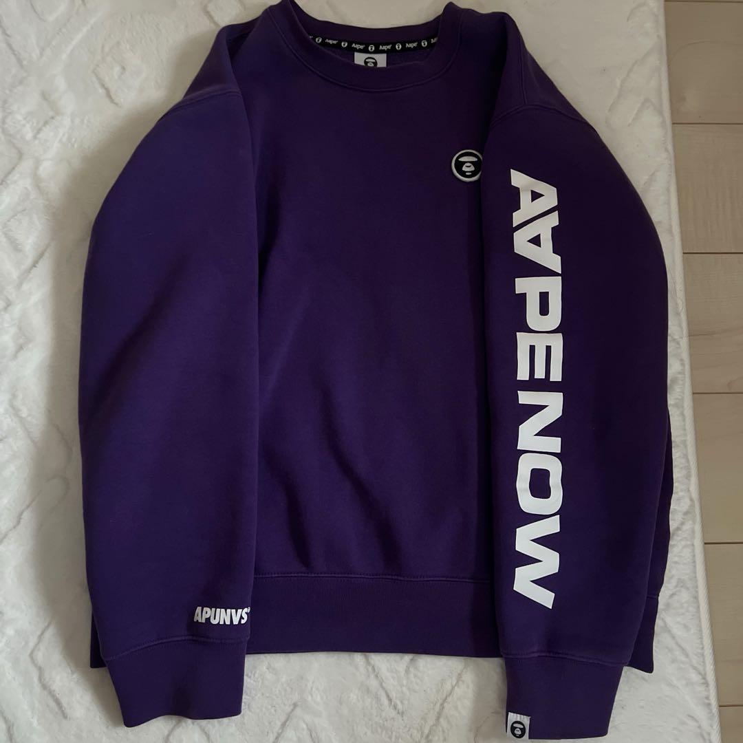 Aape パープル トレーナー A Bathing Ape XXL