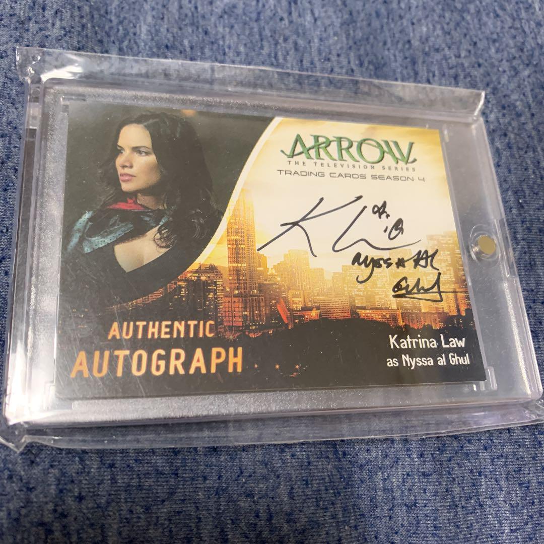 Katrina Law 直筆サインカード アロー