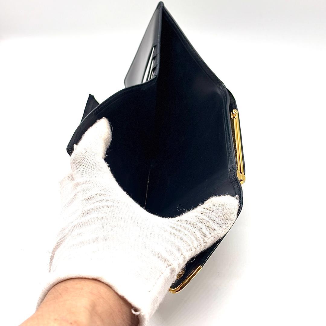 煌めく金彩✨】 カルティエ サファイアライン 三つ折り財布
