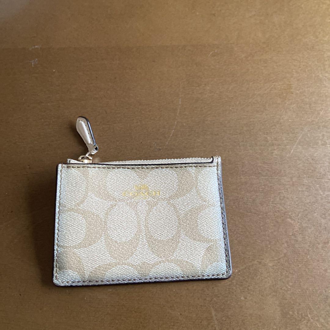 【おトク】 Coach メルカリ - 小銭入れベージュ カードケース 小物
