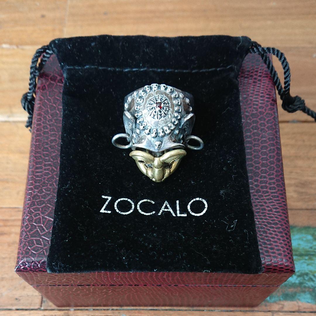 zocalo チベタン モンキー スカル 6Cjf8-m55358194236 ソカロ リング 大特価新作