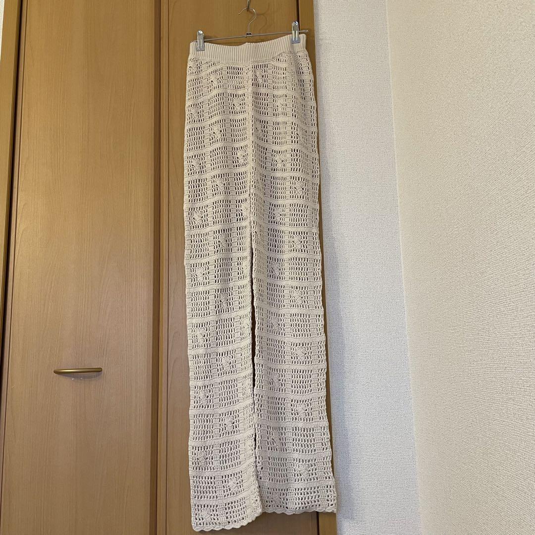 MOUSSY CROCHET KNIT レギンス
