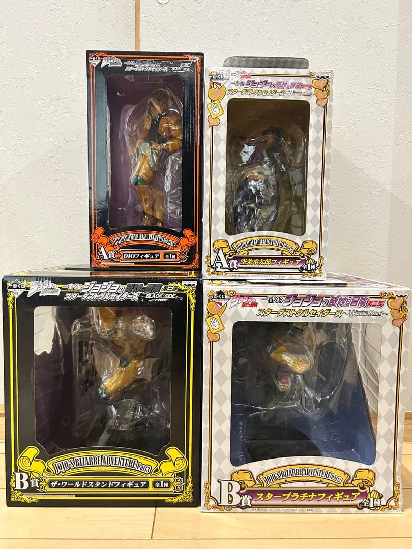 ジョジョの奇妙な冒険 一番くじ フィギュア ザ ワールド スタープラチナやや傷や汚れあり