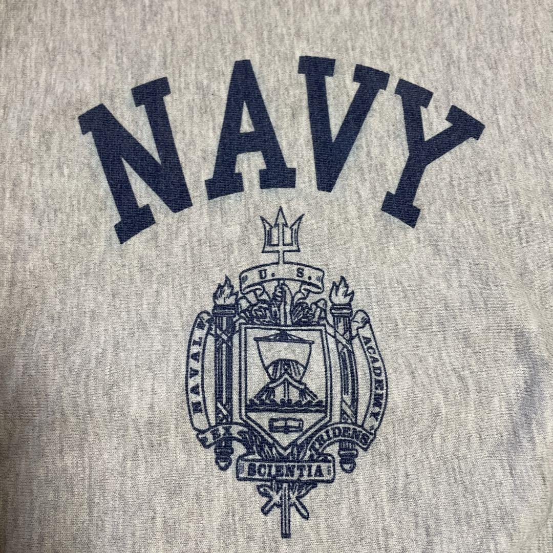 80s USA製vintage美品チャンピオンリバースウィーブNAVYサイズM