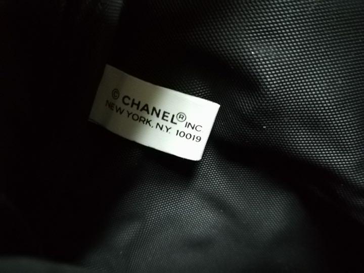 CHANEL シャネル ポーチ ノベルティ ブラック ナイロン 小物入れ 703 ...
