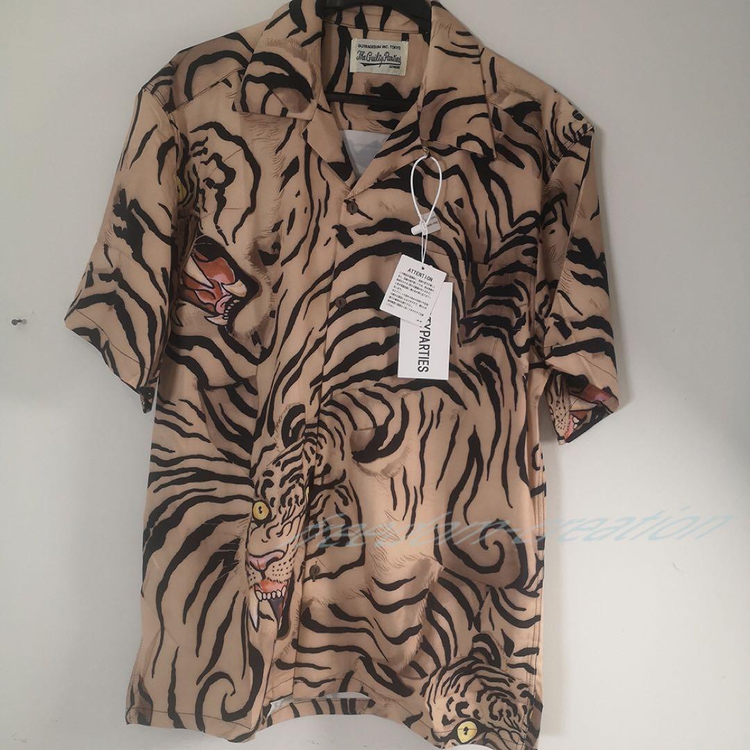 ワコマリア アロハシャツ 虎 Mサイズ