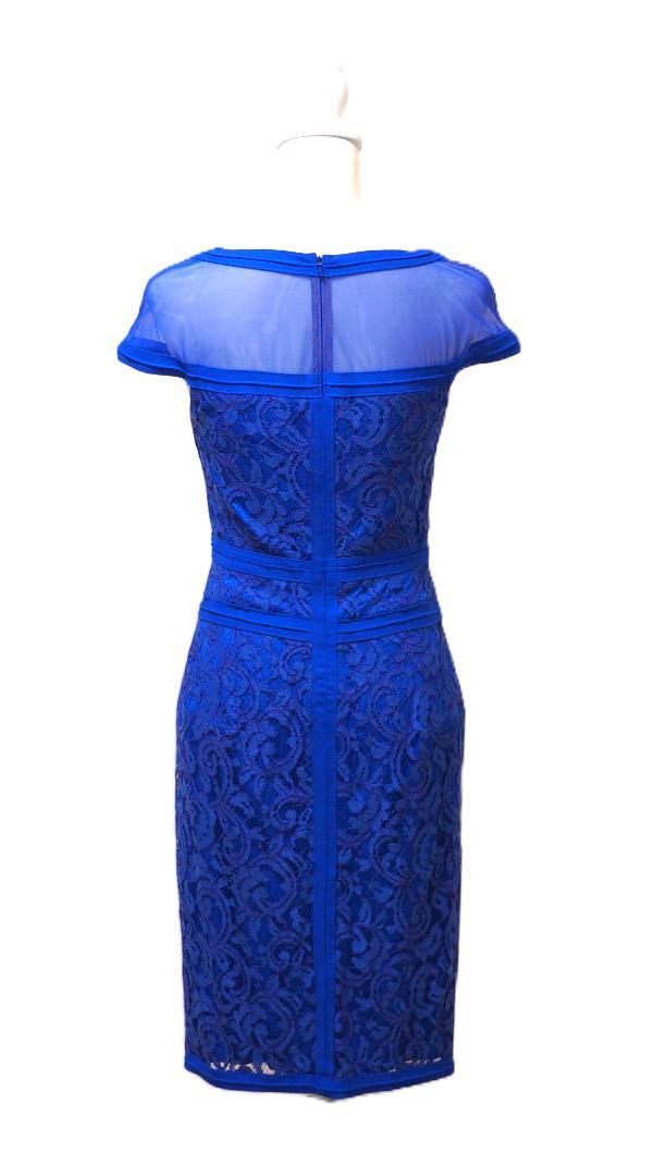 TADASHI SHOJI 水色 ブルー スパンコール ワンピース size0