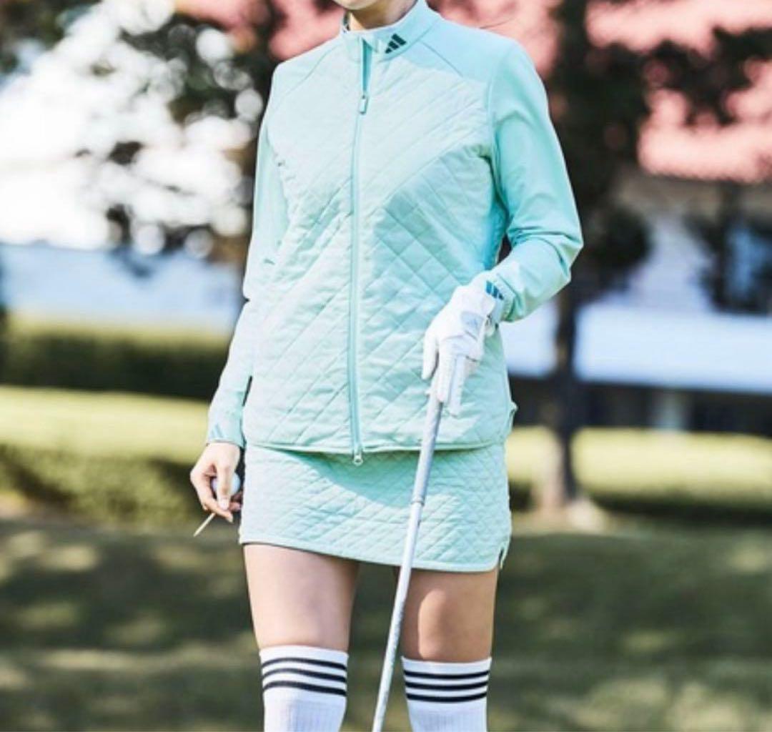 長袖　裏起毛　キルティング　ジャケット　中綿　スカート　セットアップ　秋冬　新品