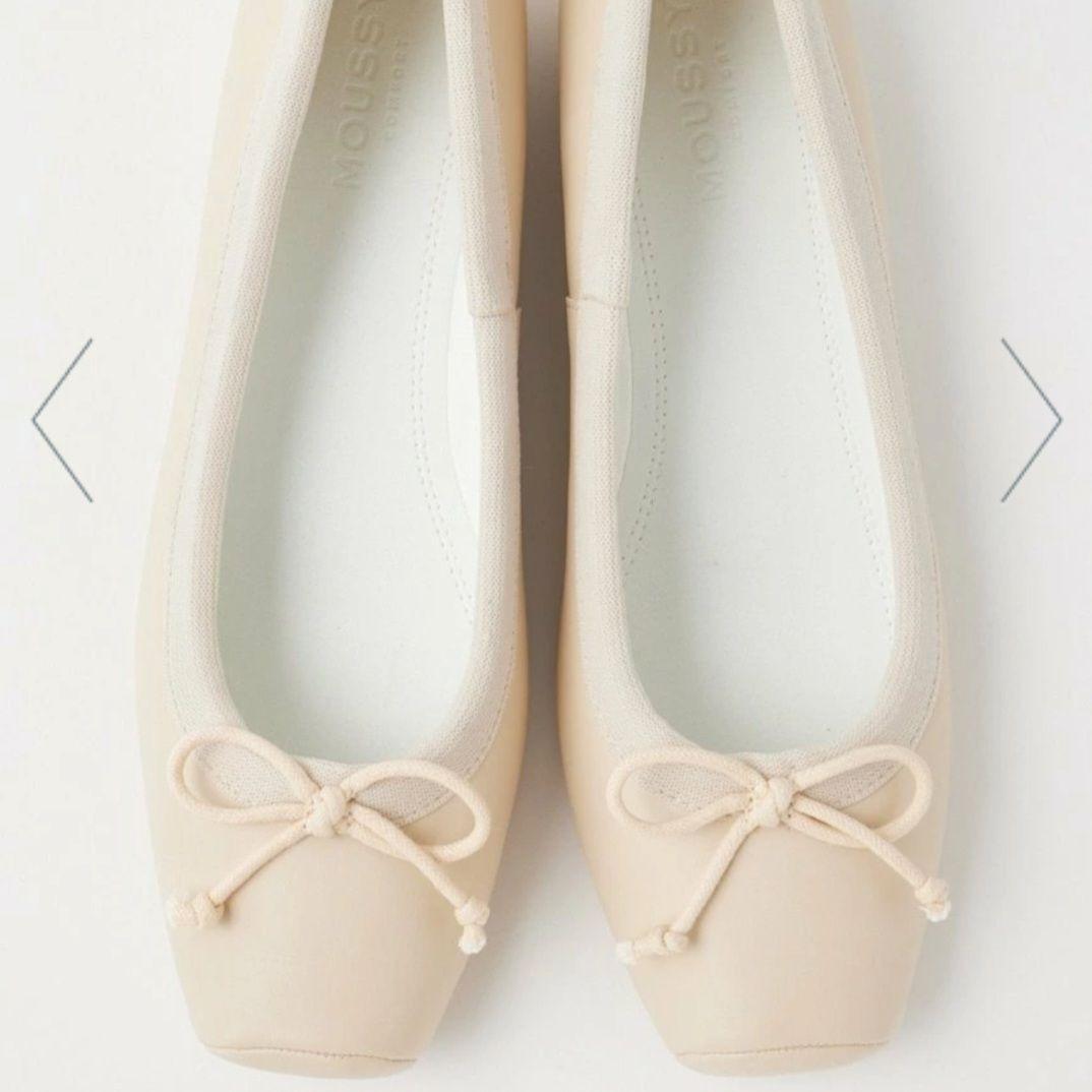 MOUSSY CFT RIBBON BALLET シューズ ベージュ M MOUSSY CFT RIBBON BALLET シューズ ベージュ M