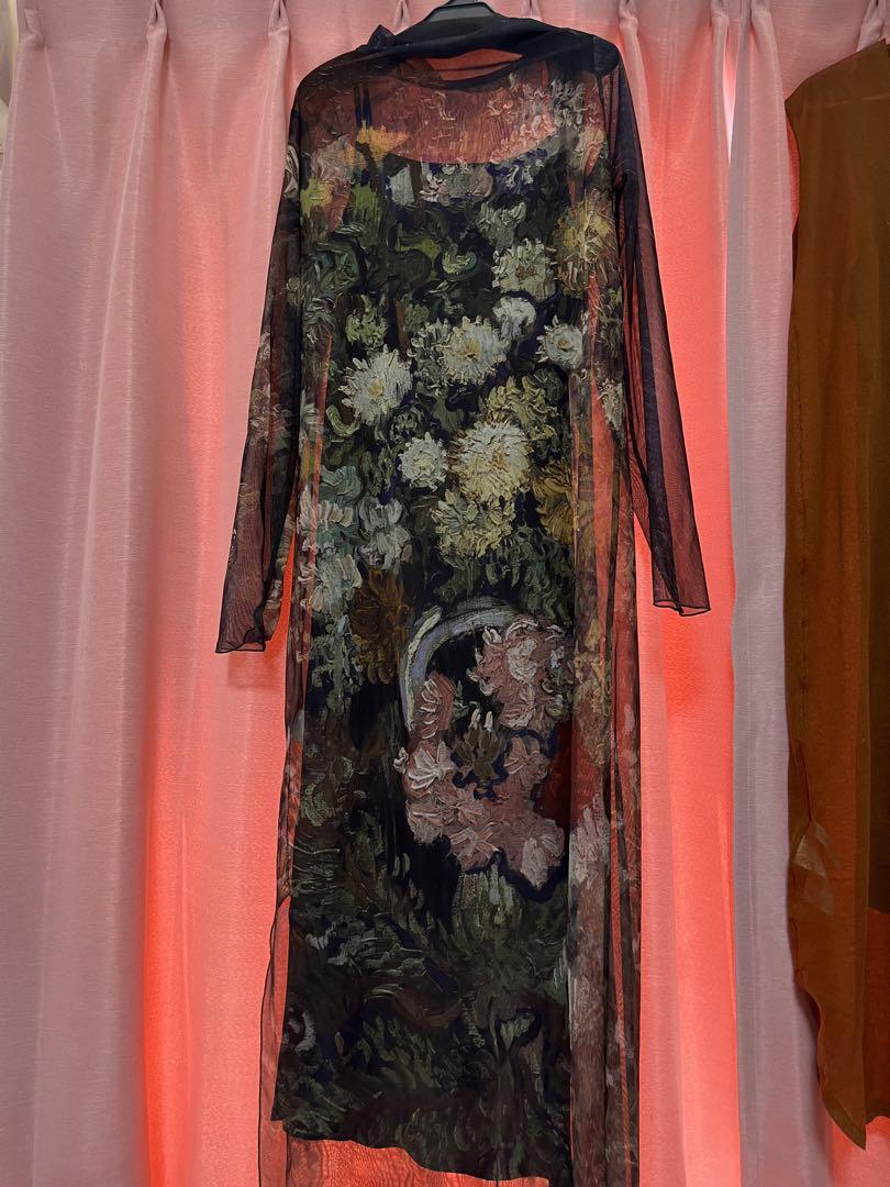 こっとんろーずAMERI×THE MET SHEER DRESS 完売品 Ameri（アメリ）の「AMERI×THE MET SHEER DRESS（ワンピース