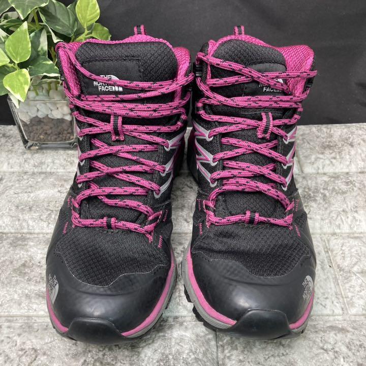 正規品特価 ザノースフェイス GORE-TEX グレー ピンク uK3XG-m55368549876 23 トレッキングシューズ 2022本物保証