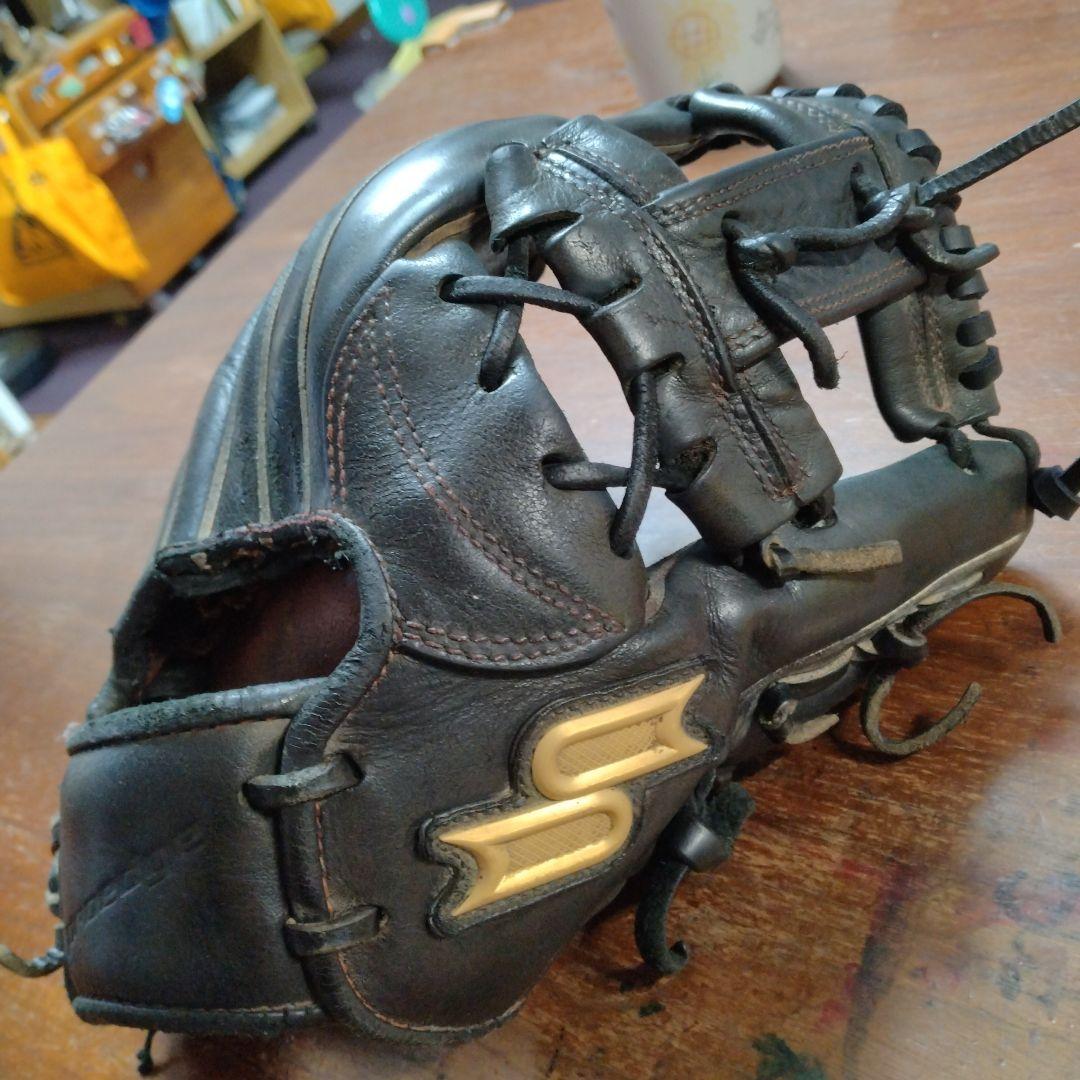 日本未発売 USA Rawlings 軟式一般グローブ 黒 レザー