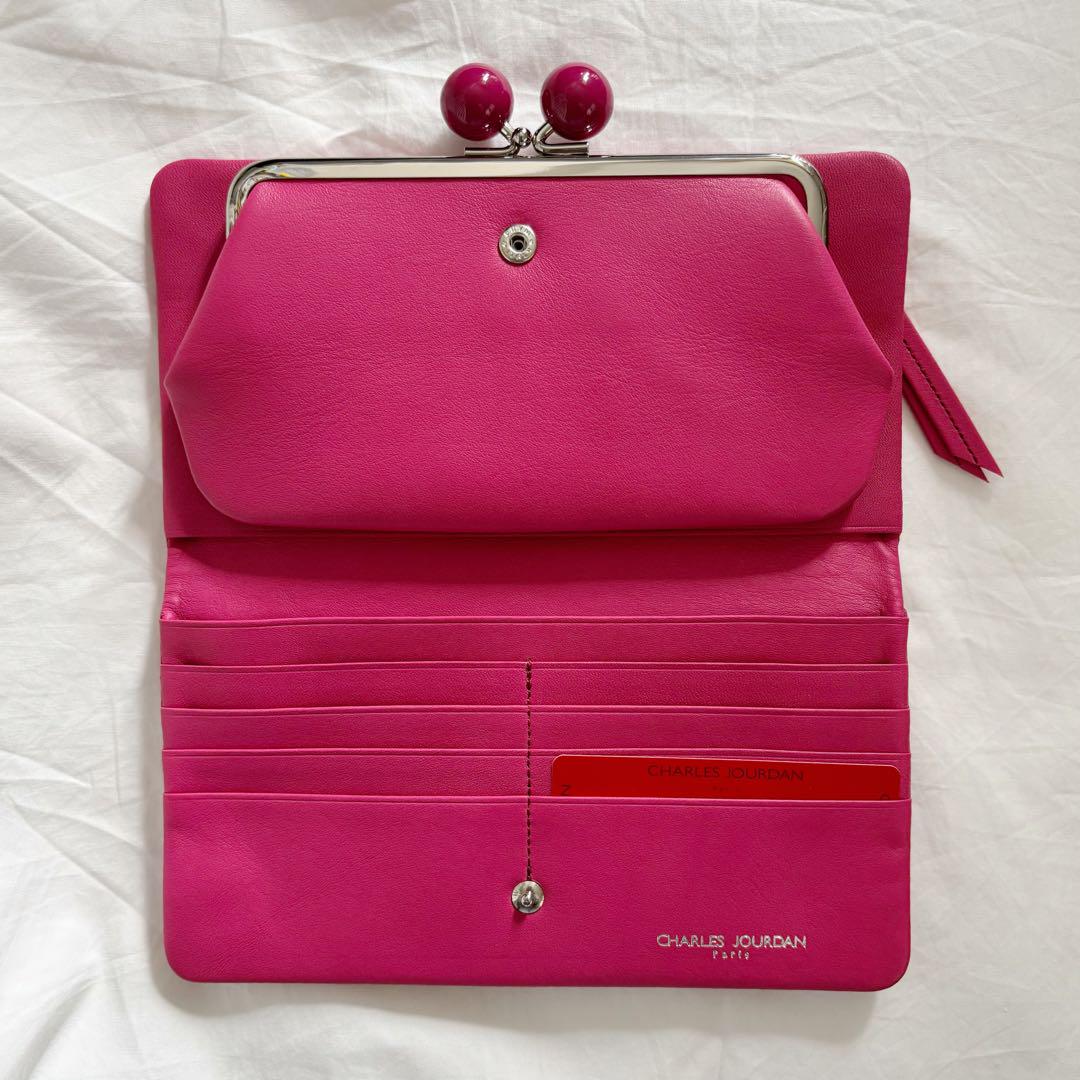 新品⌇CHARLES JOURDAN⌇長財布 キャンディ ピンク 新品⌇CHARLES JOURDAN⌇長財布 キャンディ ピンク