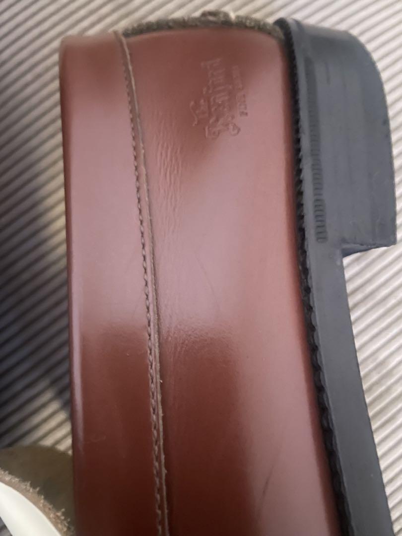 The Kenford Fineshoes コンビローファー　ブラウン ホワイト