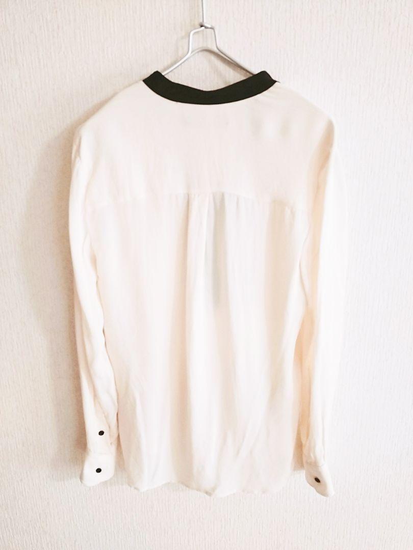 D221883 RALPH LAUREN ロングスリーブ シルクブラウス