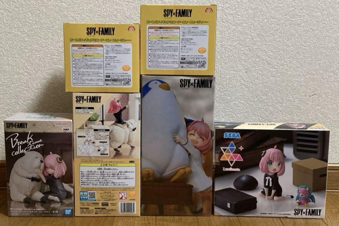 アーニャ & ボンド SPY✖️FAMILY プライズ フィギュア6個セット